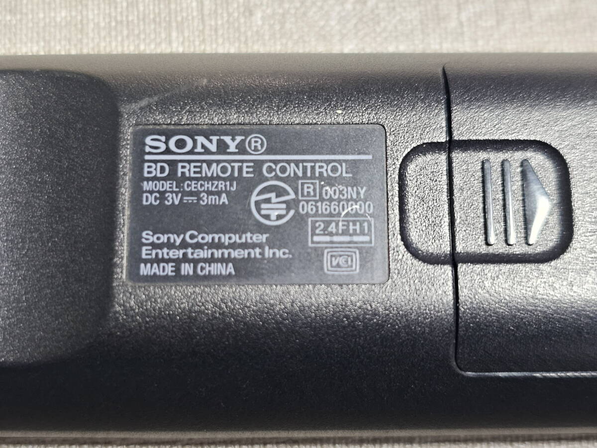  б/у SONY Sony Playstation3 PS3 для BD дистанционный пульт оригинальный CECHZR1J BD REMOTE CONTROL рабочее состояние подтверждено 
