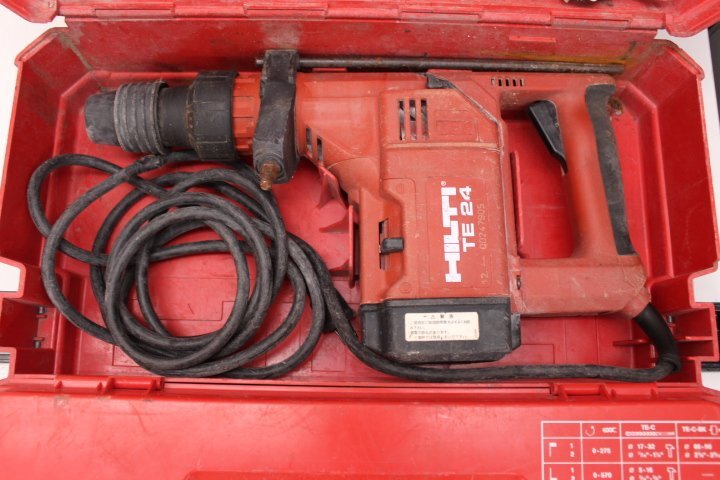 ○ HILTI/ヒルティ　ロータリーハンマドリル 　TE 24 【動作保証出品】ハンマードリル　TE24_画像4