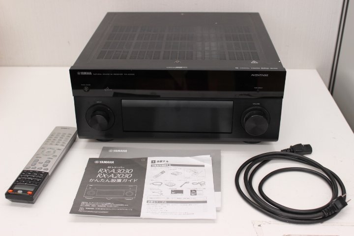 ○○YAMAHA RX-A3030 AVアンプ 元箱付き 【通電OK・他未確認 ジャンク扱い】オーディオ機器　ヤマハ　_画像1