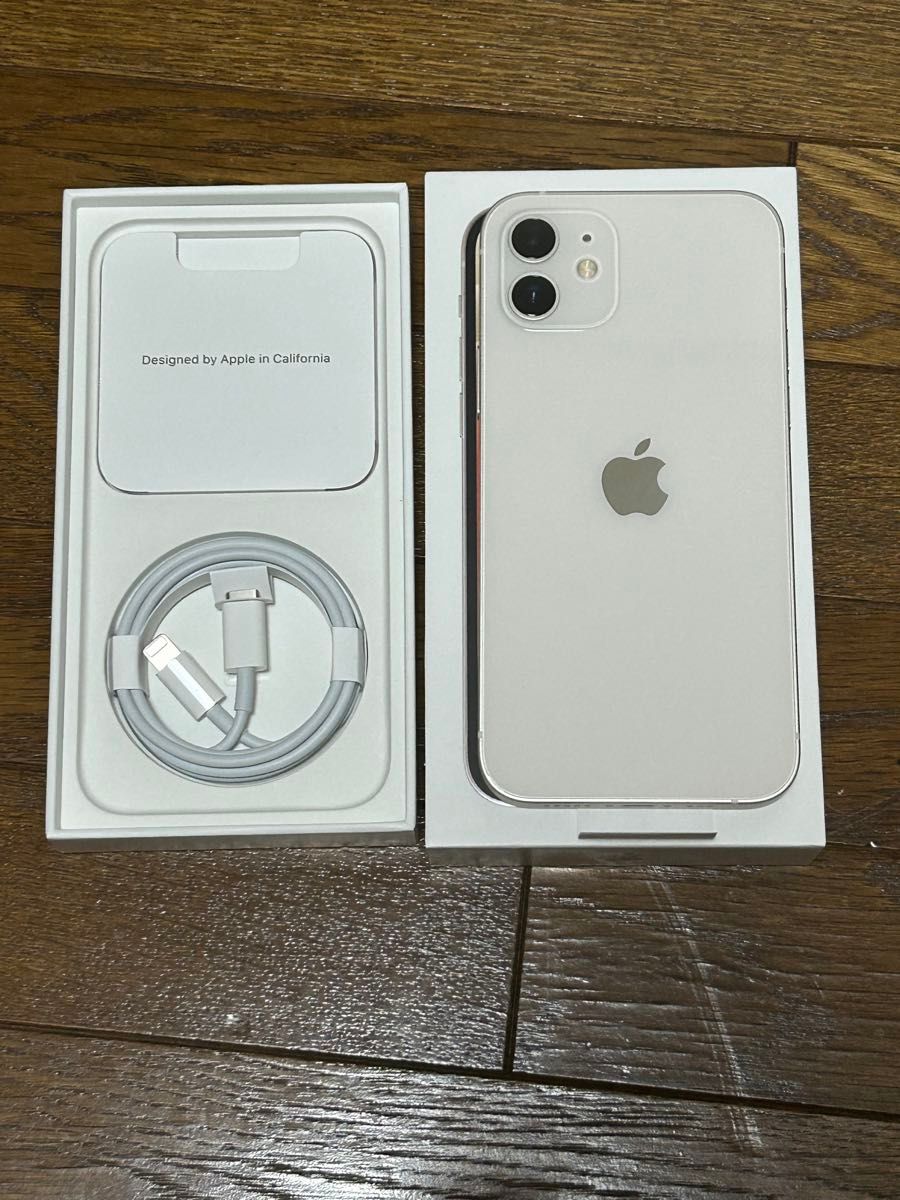 iPhone12 64GB White ホワイト　ほぼ未使用品