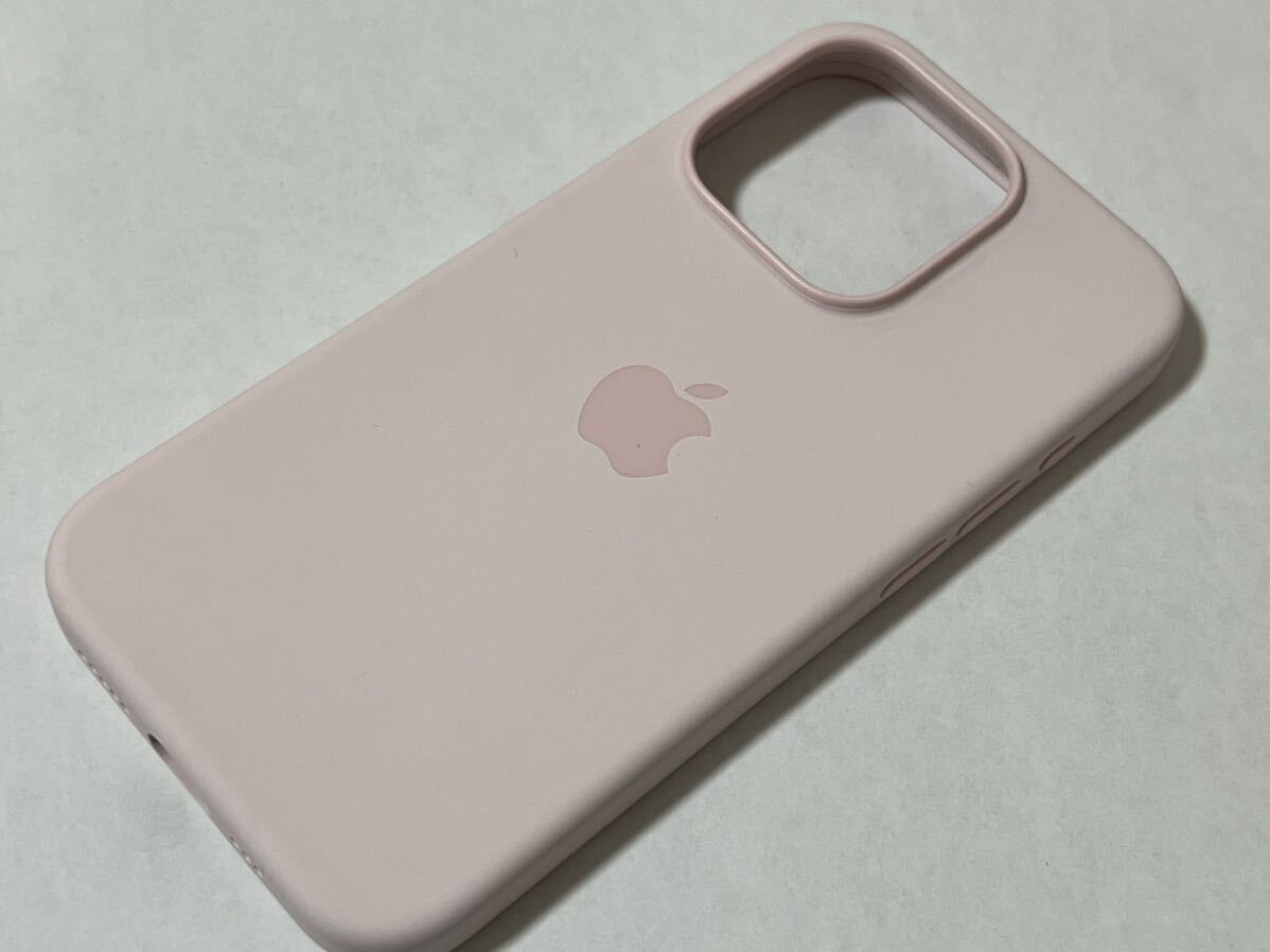 ◆未使用◆Apple純正◆iPhone 15 Pro シリコンケース（ライトピンク）_画像3