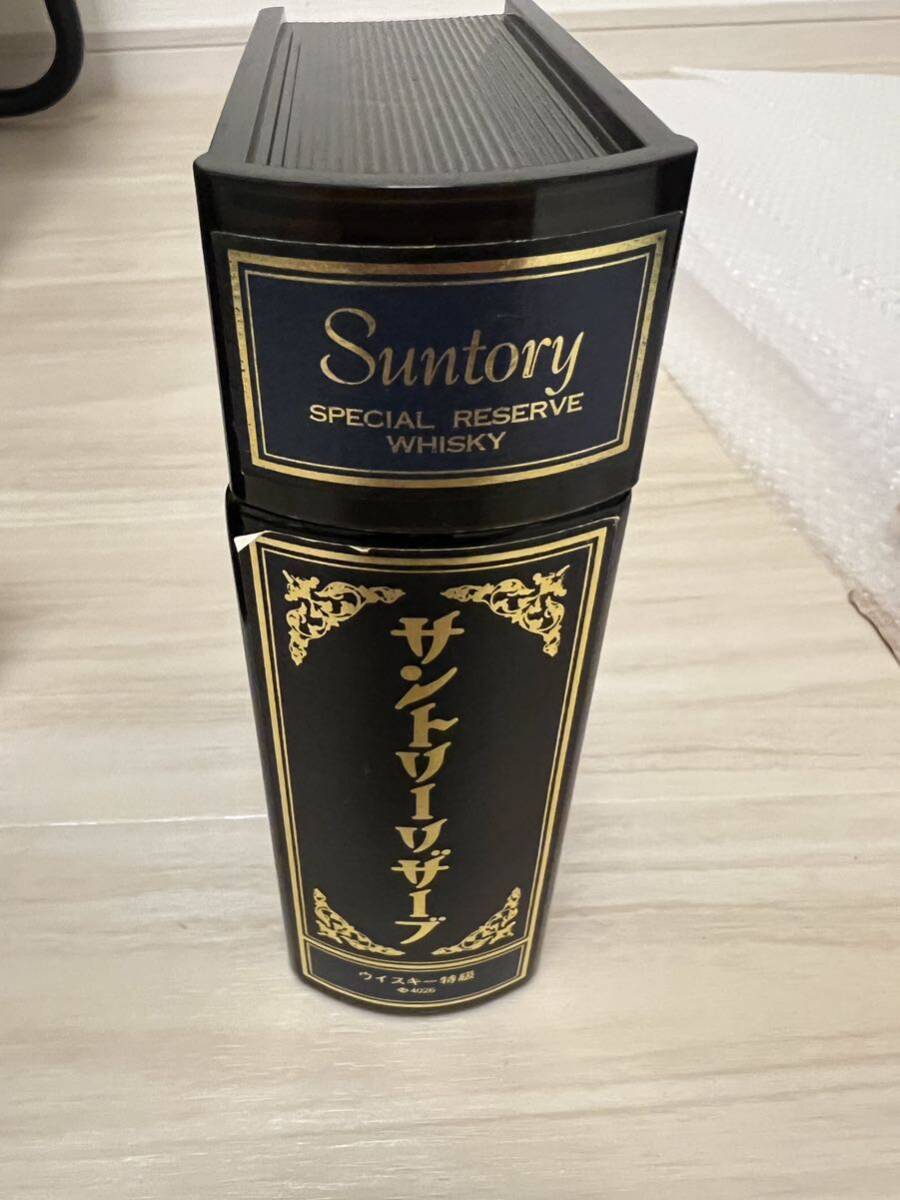 SUNTORY WHSKY サントリー ウイスキー 古酒 ブック型ボトル RESERVE リザーブ _画像4