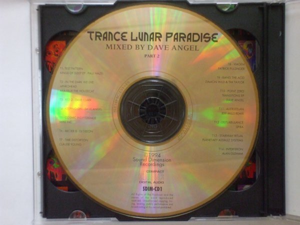 即決□MIX-CD / Trance Lunar Paradise mixed by Dave Angel□Carl Craig・Stacey Pullen・Love Inc□2,500円以上の落札で送料無料!!_画像4
