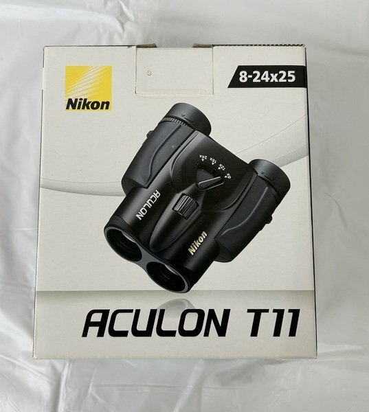 【Nikon/ニコン】双眼鏡 ACULON T11 ズーム双眼鏡 アキュロンT11 8-24x25 ブラック 黒 中古品/kb3191の画像1