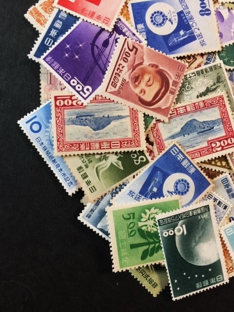戦後記念切手 未使用ロット 100枚以上 1946年～1956年発行の画像4