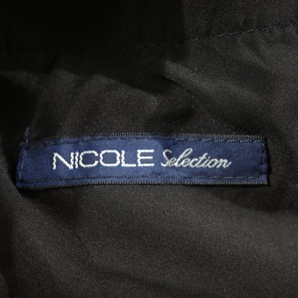  новый товар 1 иен ~* Nicole selection NICOLE selection мужской стрейч черный обтягивающий брюки 50 LL чёрный стандартный магазин подлинный товар *2313*