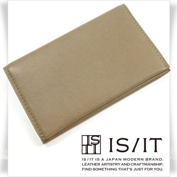  new goods 1 jpy ~* regular price 1.4 ten thousand IS/ITizito plain box attaching sheep leather leather ma-no lambskin card-case card-case compact *2346*