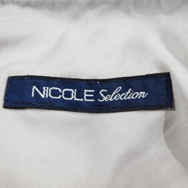  новый товар 1 иен ~* Nicole selection NICOLE selection мужской стрейч обтягивающий брюки 46 M светло-серый подлинный товар *2868*