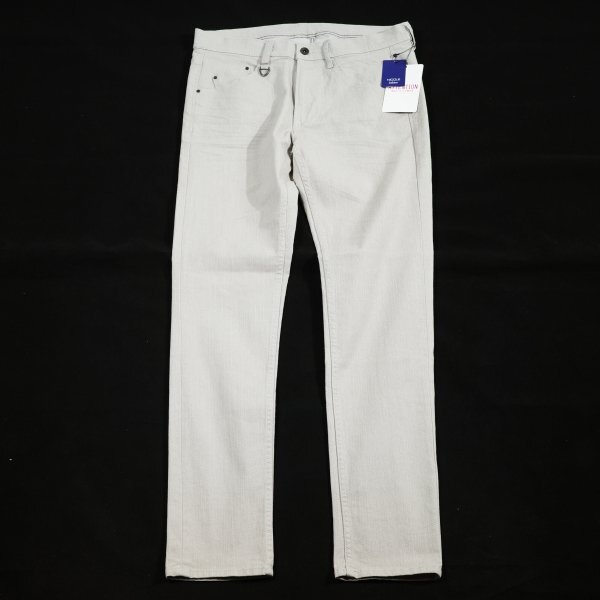  новый товар 1 иен ~* Nicole selection NICOLE selection мужской стрейч обтягивающий брюки 46 M светло-серый подлинный товар *2868*