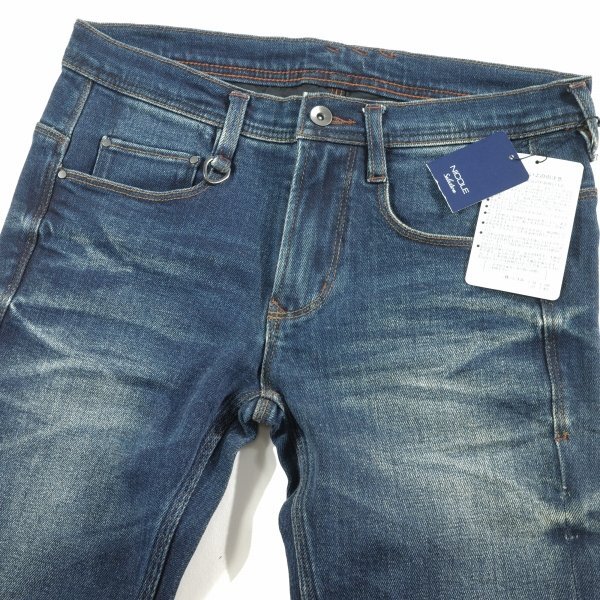  новый товар 1 иен ~* Nicole selection NICOLE selection мужской стрейч голубой индиго woshu Denim 46 M брюки джинсы *3196*