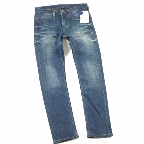  новый товар 1 иен ~* Nicole selection NICOLE selection мужской стрейч голубой индиго woshu Denim 46 M брюки джинсы *3196*