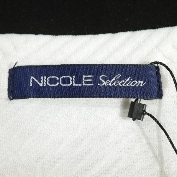 新品1円～★ニコル セレクション NICOLE selection 半袖 クルーネック ふくれリンクスジャカードプルオーバー 48 L カットソー ◆3183◆_画像8