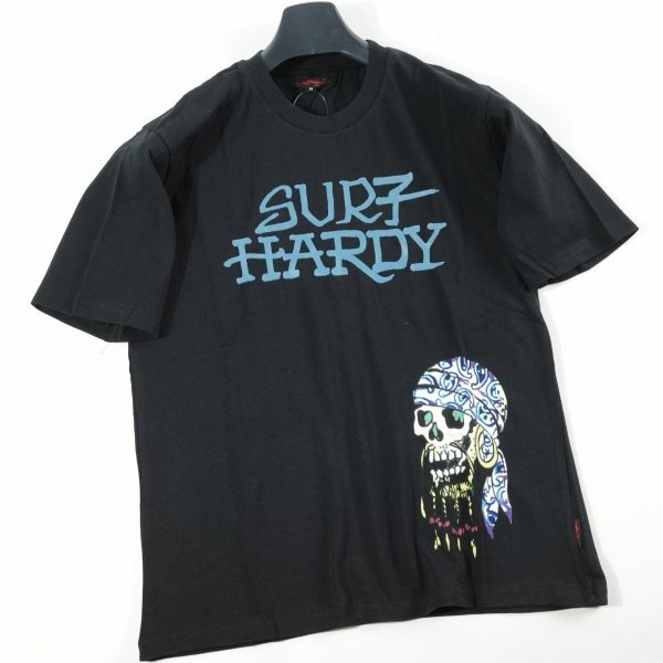 新品1円～★Ed Hardy エドハーディー メンズ 半袖 コットン綿 天竺 Tシャツ L 黒 ブラック クルーネック カットソー ◆3265◆_画像5