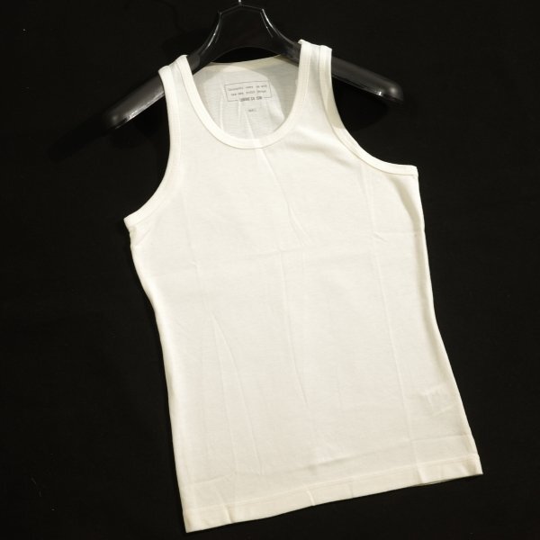  new goods 1 jpy ~*COMME CA ISM Comme Ca Ism men's cotton cotton tank top S ivory regular shop genuine article *3545*
