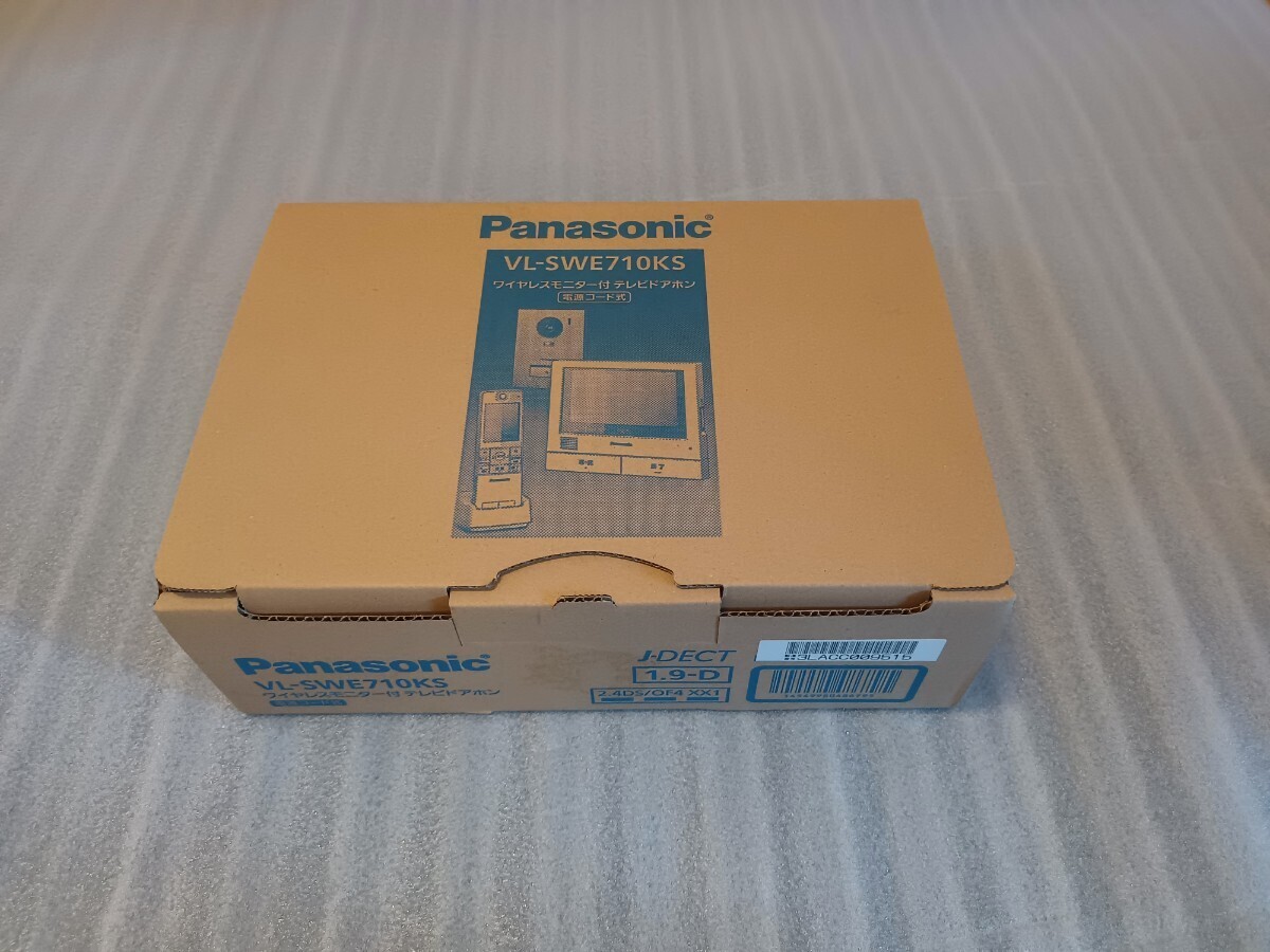 送料込み 新品・未使用 Panasonic VL-SWE710KS ワイヤレスモニター付テレビドアホンの画像1