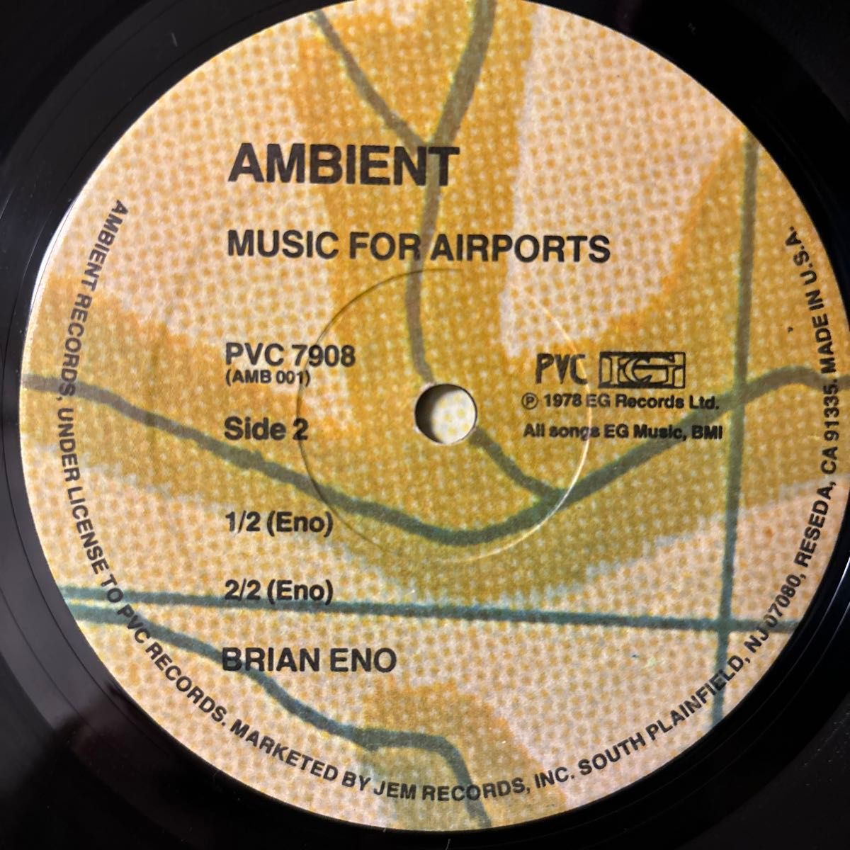 Brian Eno Ambient 1 Music For Airports レコード ブライアン・イーノ アンビエント LP