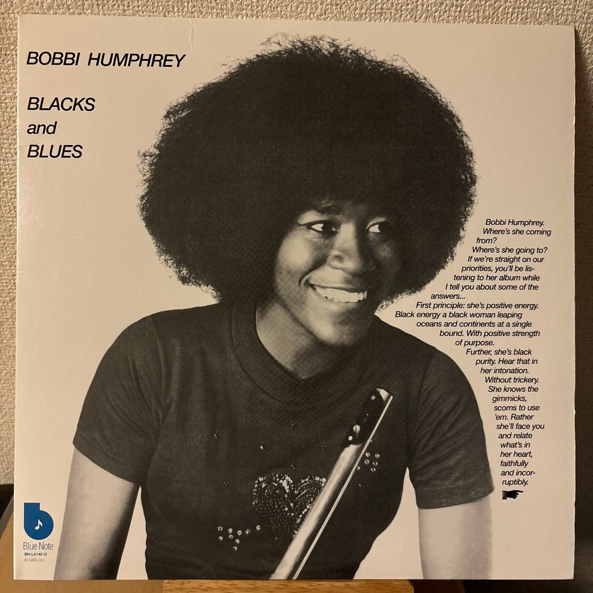 Bobbi Humphrey Blacks And Blues レコード LP ボビー・ハンフリー vinyl アナログ jazz