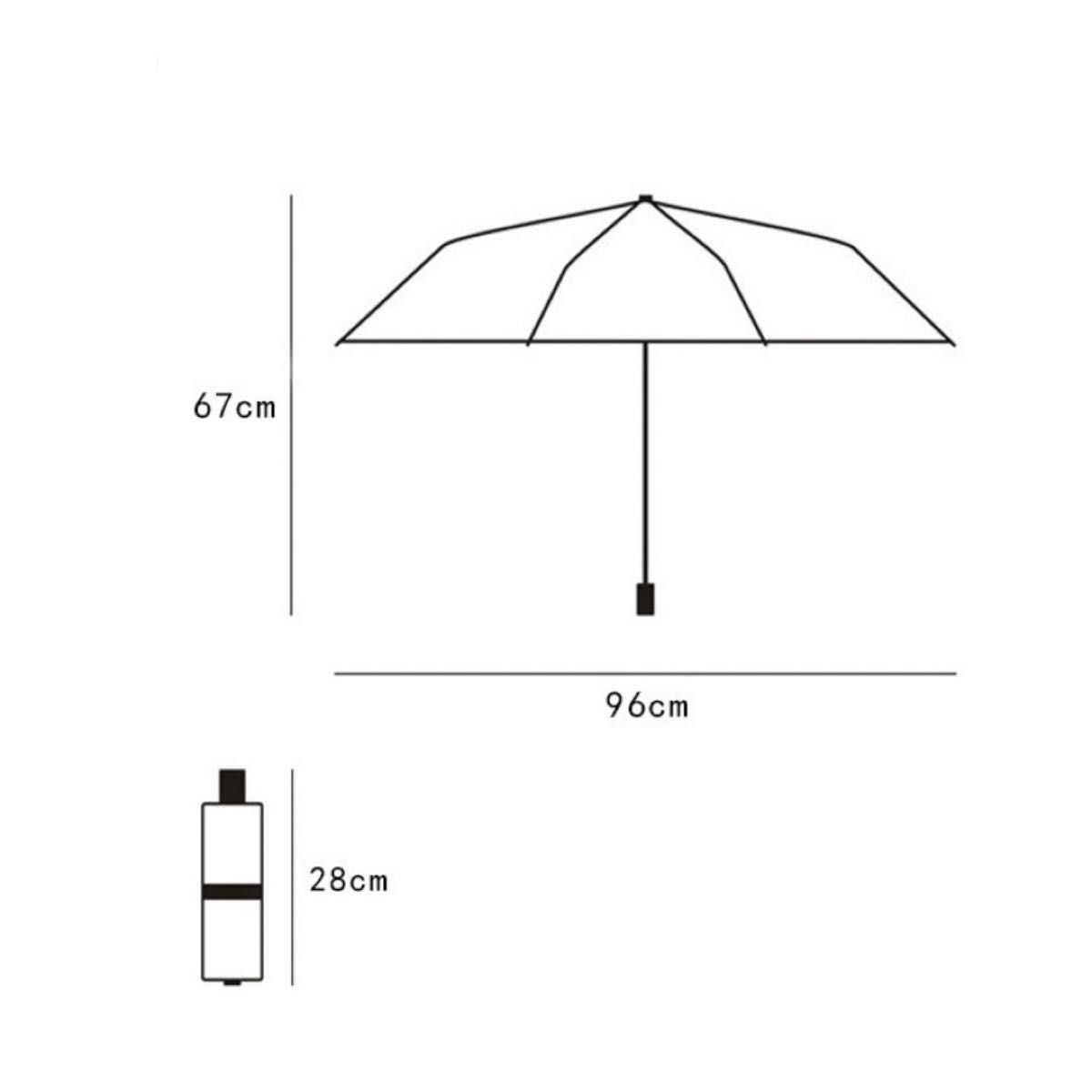 【ホワイト】日傘 折りたたみ傘 手動開閉 晴雨兼用 撥水 UVカット 雨傘 雨具