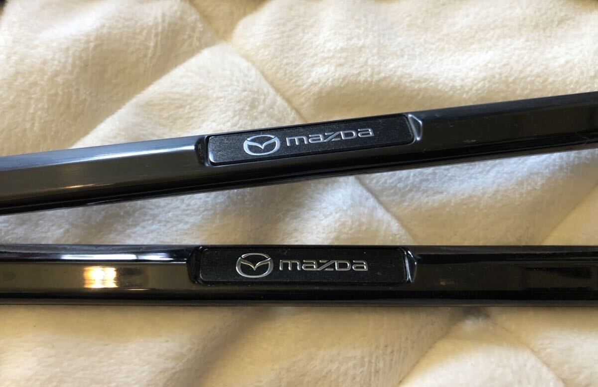 MAZDA マツダ 車用 純正 ナンバーフレーム ナンバープレートカバー 送料無料 2枚セット_画像1
