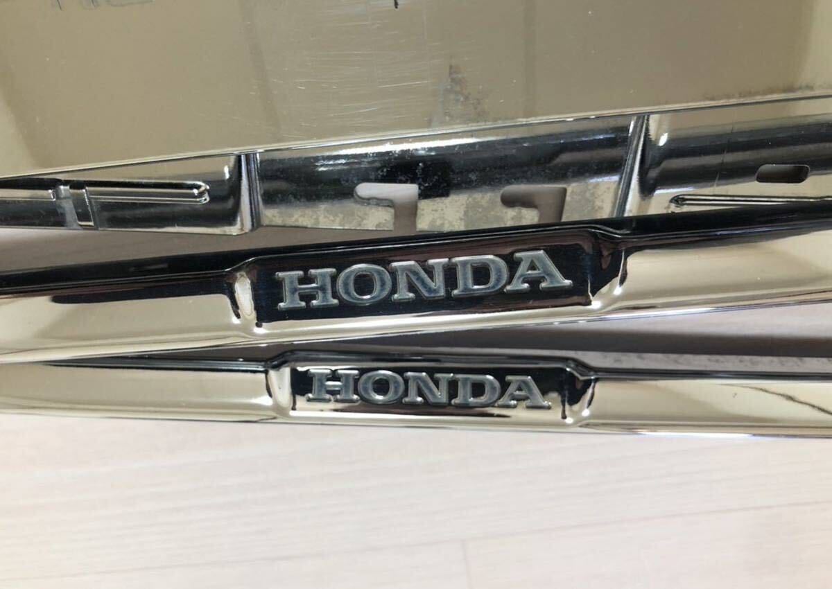 ホンダ車用 純正 ナンバープレートカバー ナンバーフレーム 2枚セットの画像1