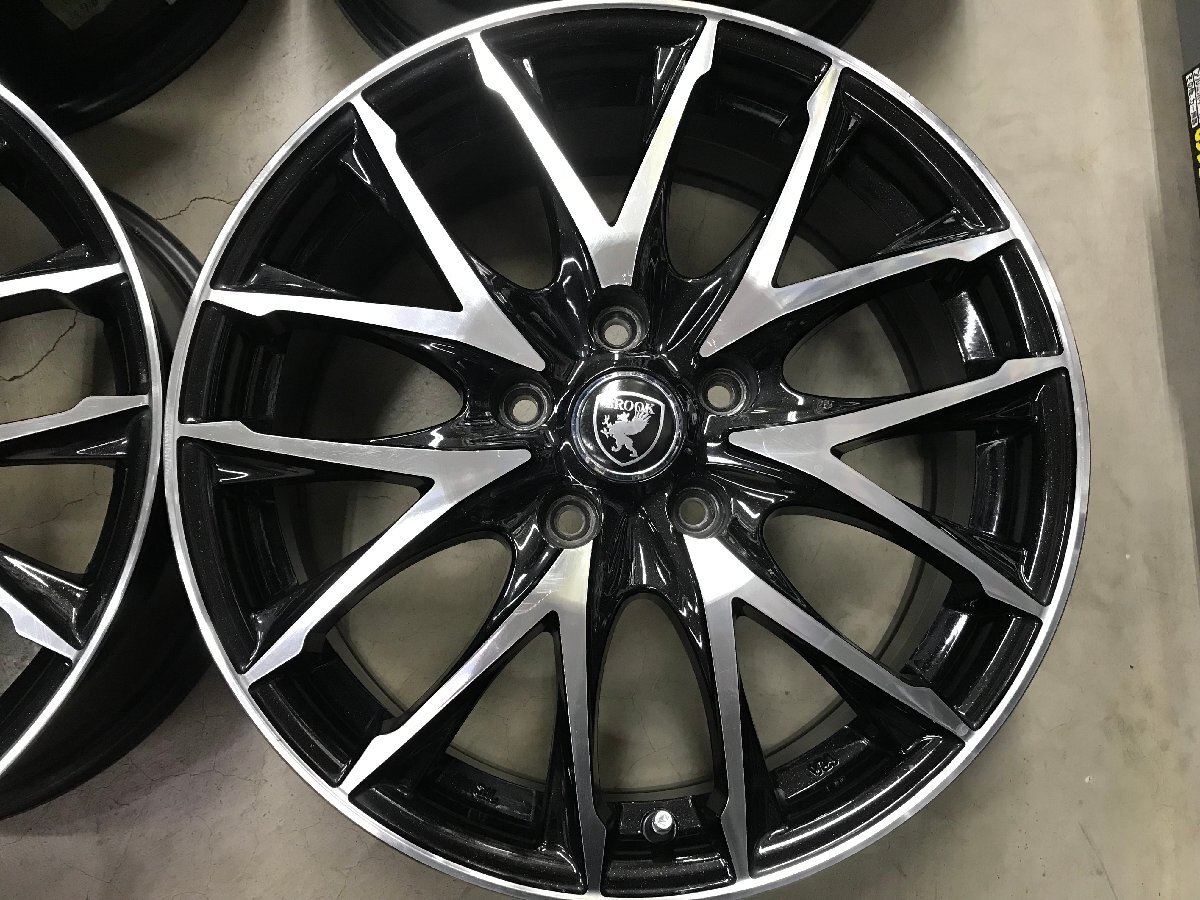 △小傷の良品！橋本コーポレーション B ROCK 17X6.5J+53 114.3/5H ステップワゴン ノア ヴォクシー C-HR等の画像2