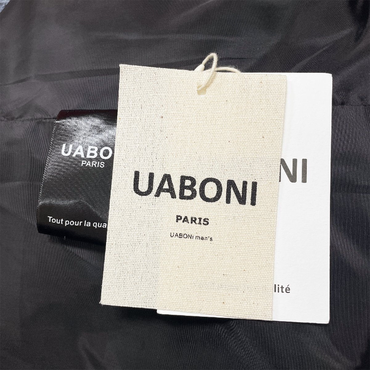 新作EU製＆定価6万◆UABONI*Paris*ジャケット*ユアボニ*パリ発◆カシミヤ100% 快適 切替 暖かい パーカー 個性 日常着 アウター M/46サイズ_画像10