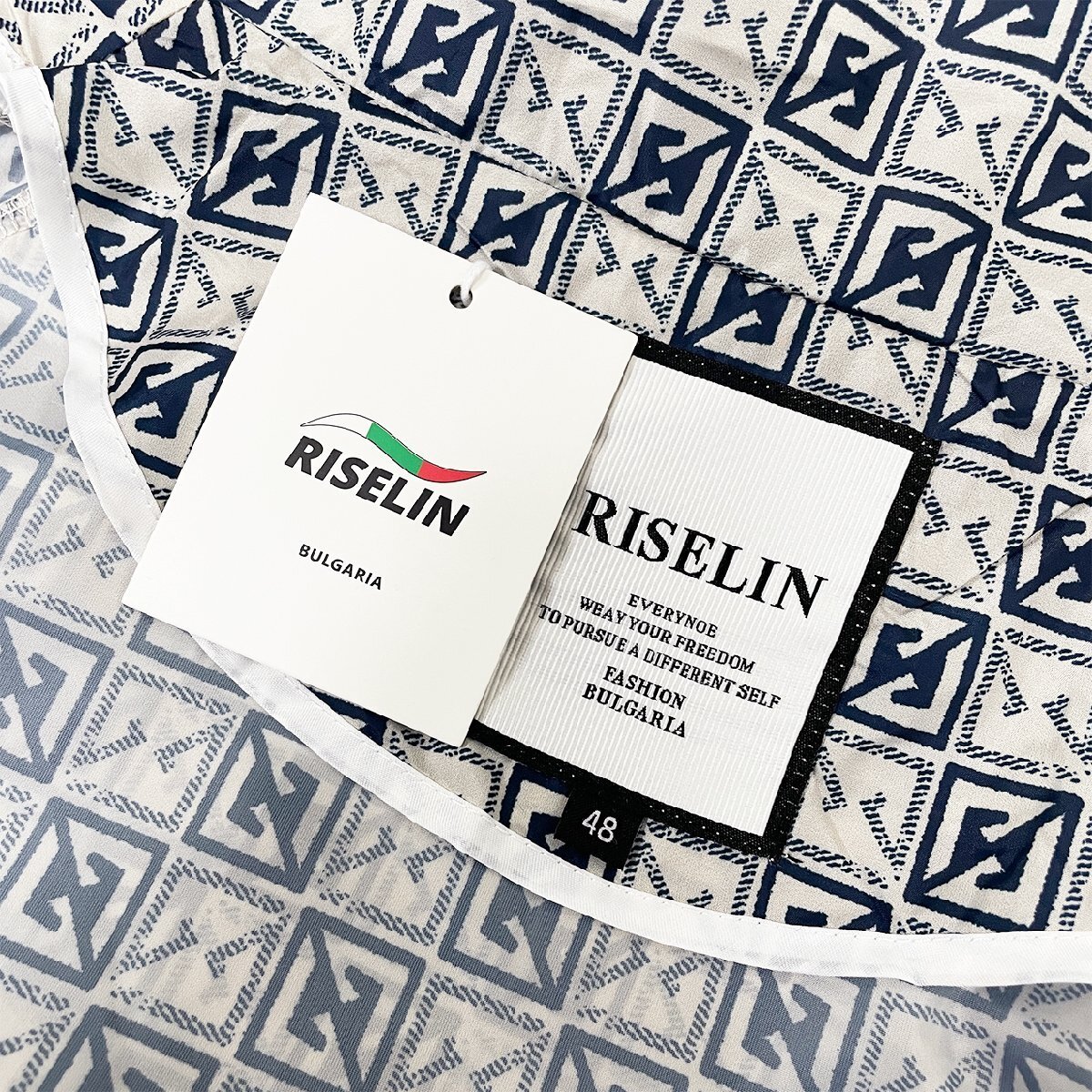 上級ヨーロッパ製※定価5万◆ブルガリア発※RISELIN ジャケット 薄手 速乾 日焼け止め 総柄 ライトアウター スタイリッシュ 男女兼用 2XL_画像9