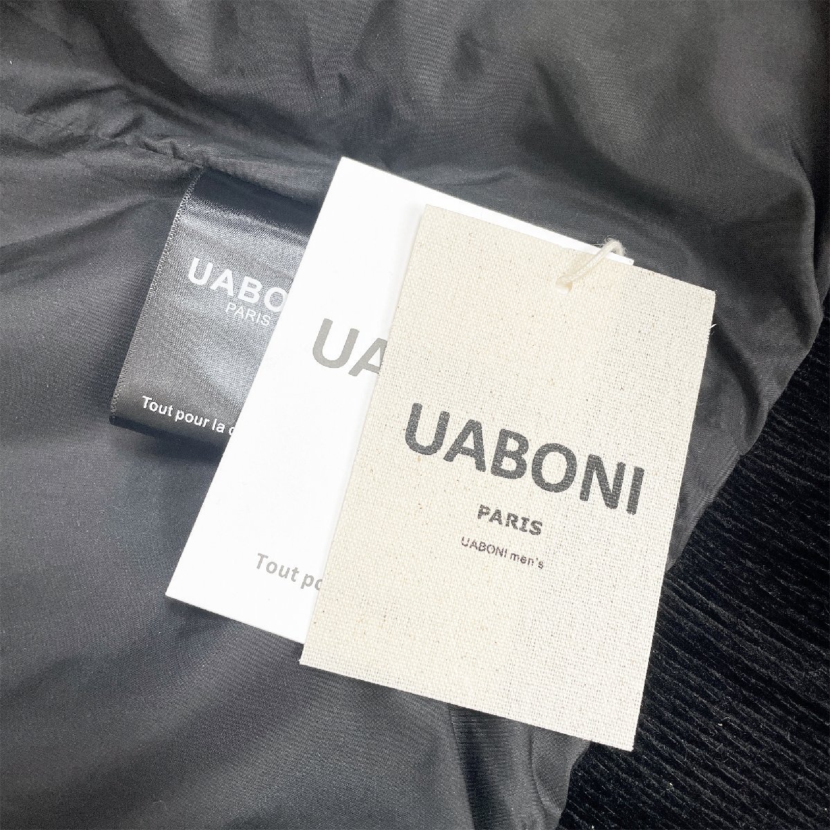 最高級EU製＆定価12万◆UABONI*パリ発*豪華毛皮・ミンク・ファーコート・極地防寒 限定 艶 クマ ジャケット ブルゾン 真冬 2XL/52サイズ_画像10