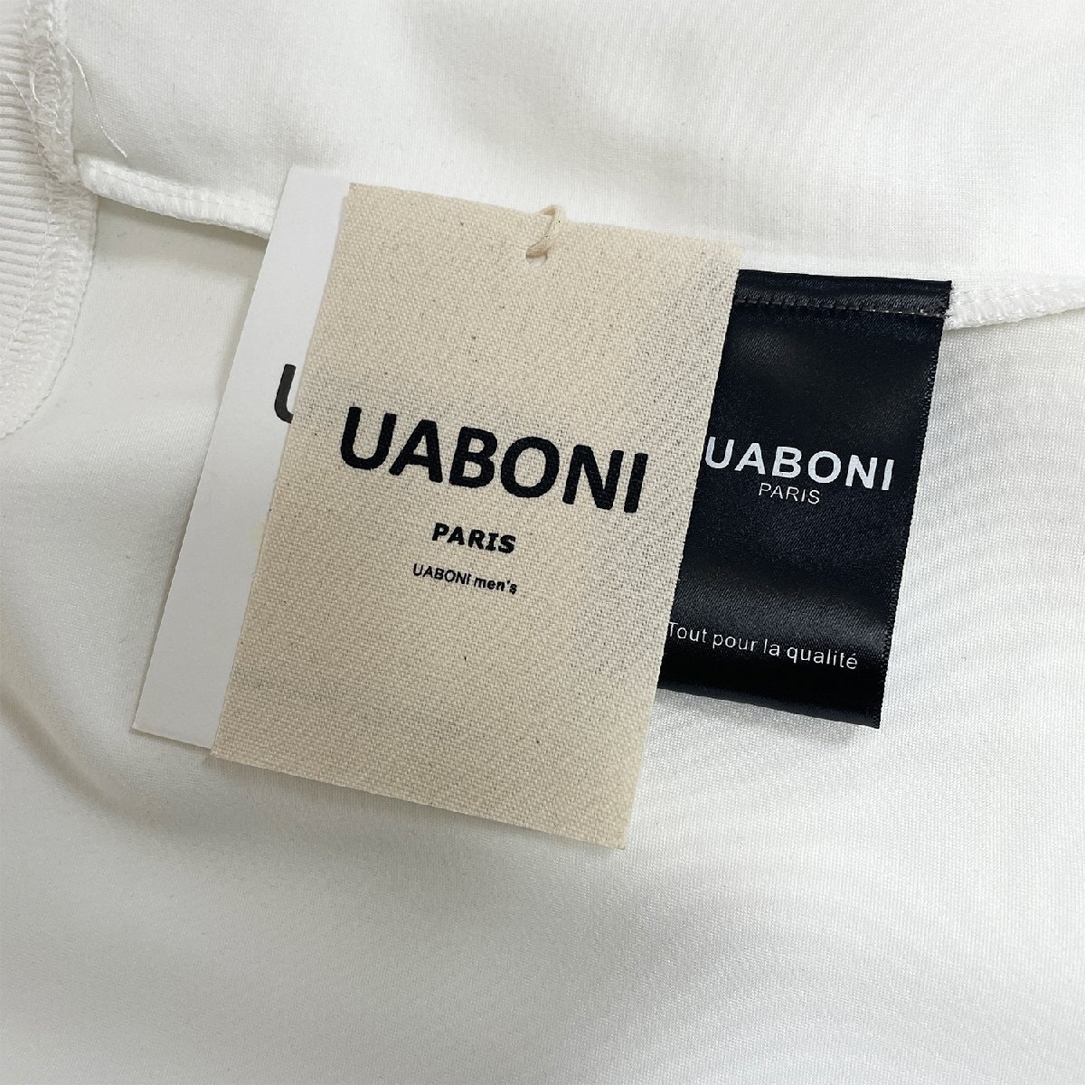 定番EU製＆定価4万◆UABONI*Paris*トレーナー*ユアボニ*パリ発◆コットン ソフト ゆったり 吸湿 笑顔 個性 お洒落 春 スウェット L/48_画像8