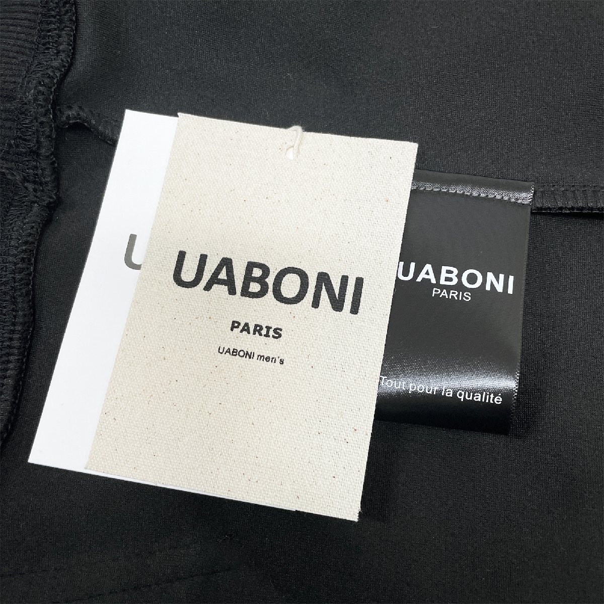 最高級EU製＆定価4万◆UABONI*Paris*パーカー*ユアボニ*パリ発◆コットン 柔らかい 個性 お洒落 笑顔 ユニセックス 春 スウェット M/46_画像9