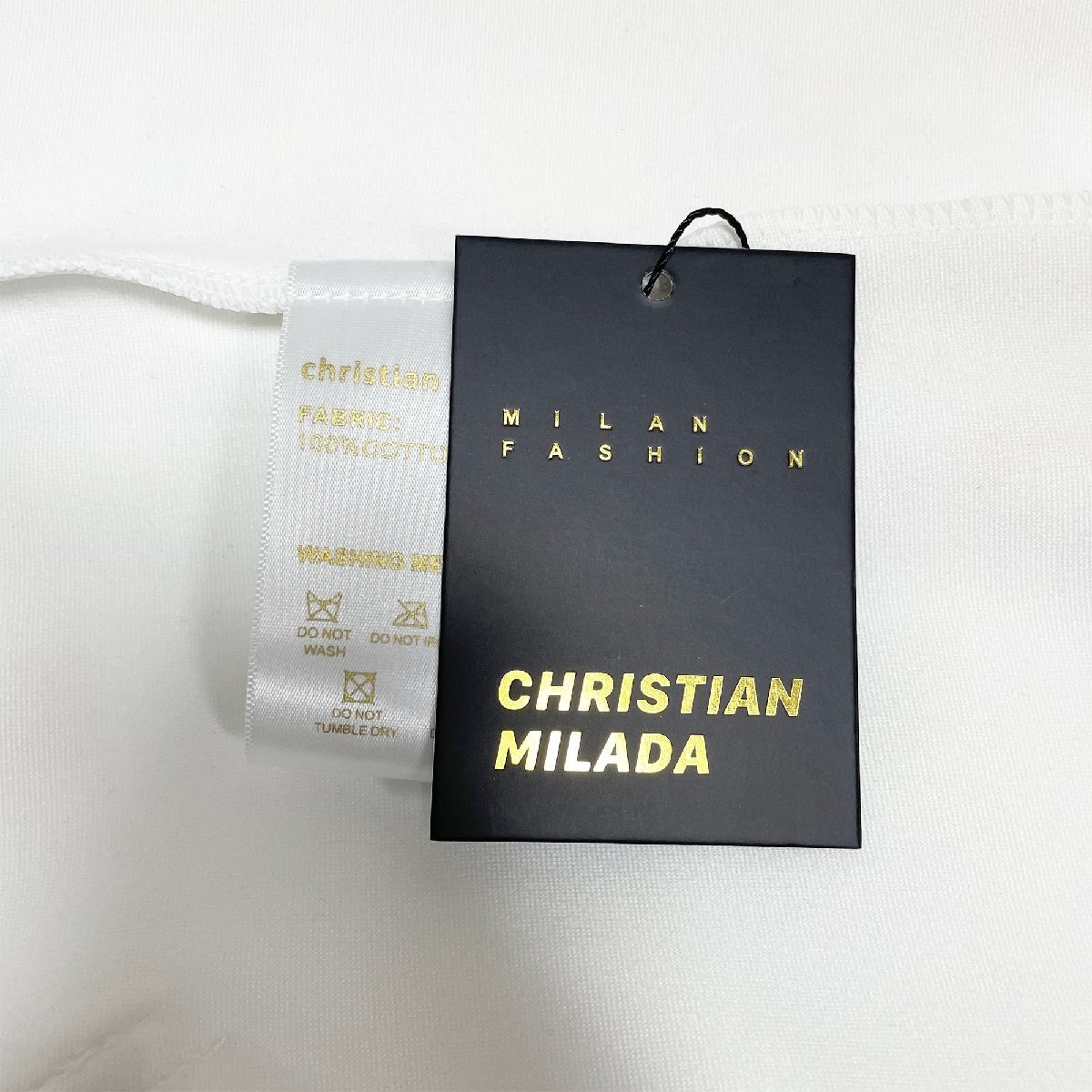 定価4万★christian milada・ミラノ発・パーカー★コットン100% 上質 快適 プルオーバー ユニコーン オシャレ 日常 秋冬 L/48サイズ_画像9