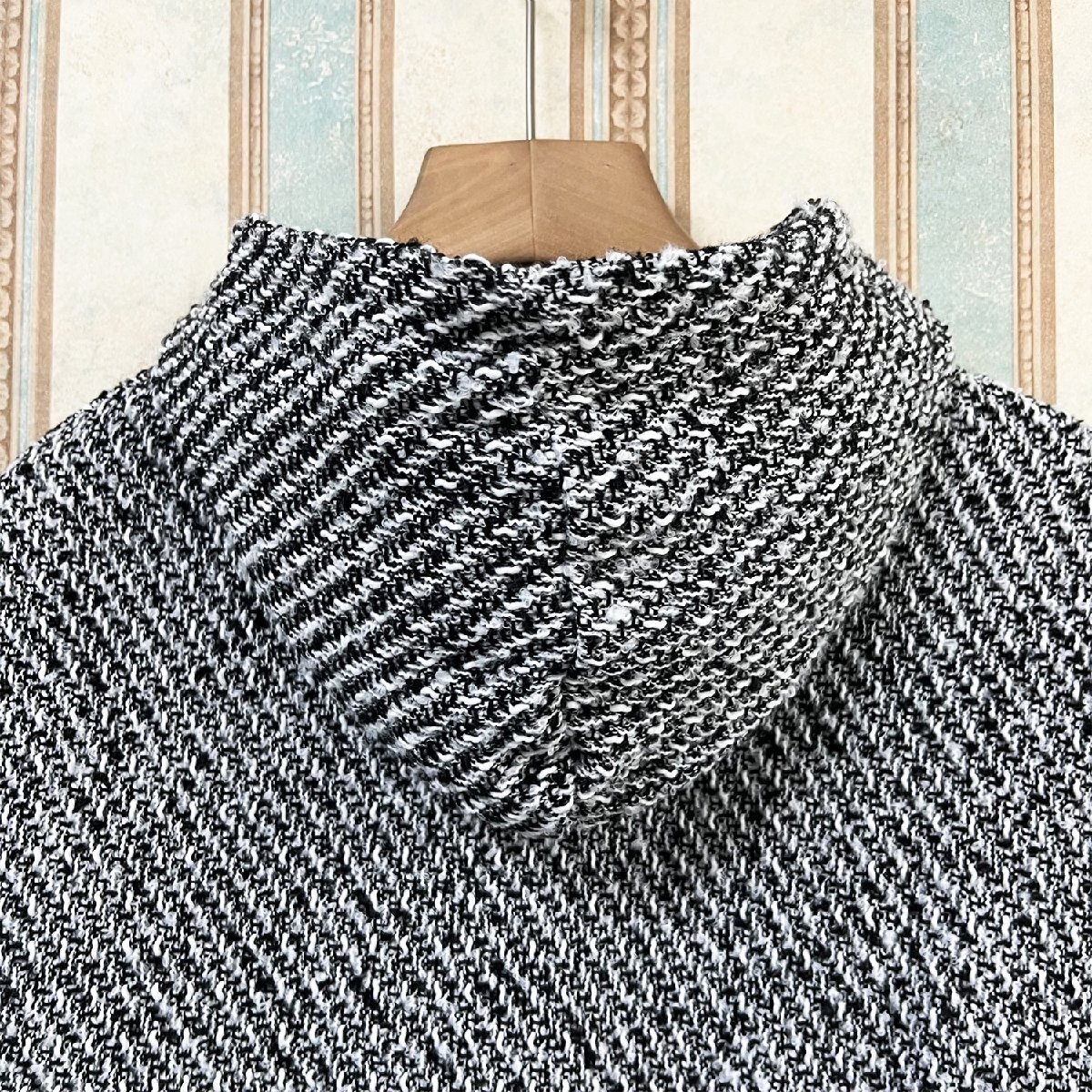  high class regular price 4 ten thousand FRANKLIN MUSK* America * New York departure Parker fine quality wool soft robust braided piece . tops pull over spring size 1