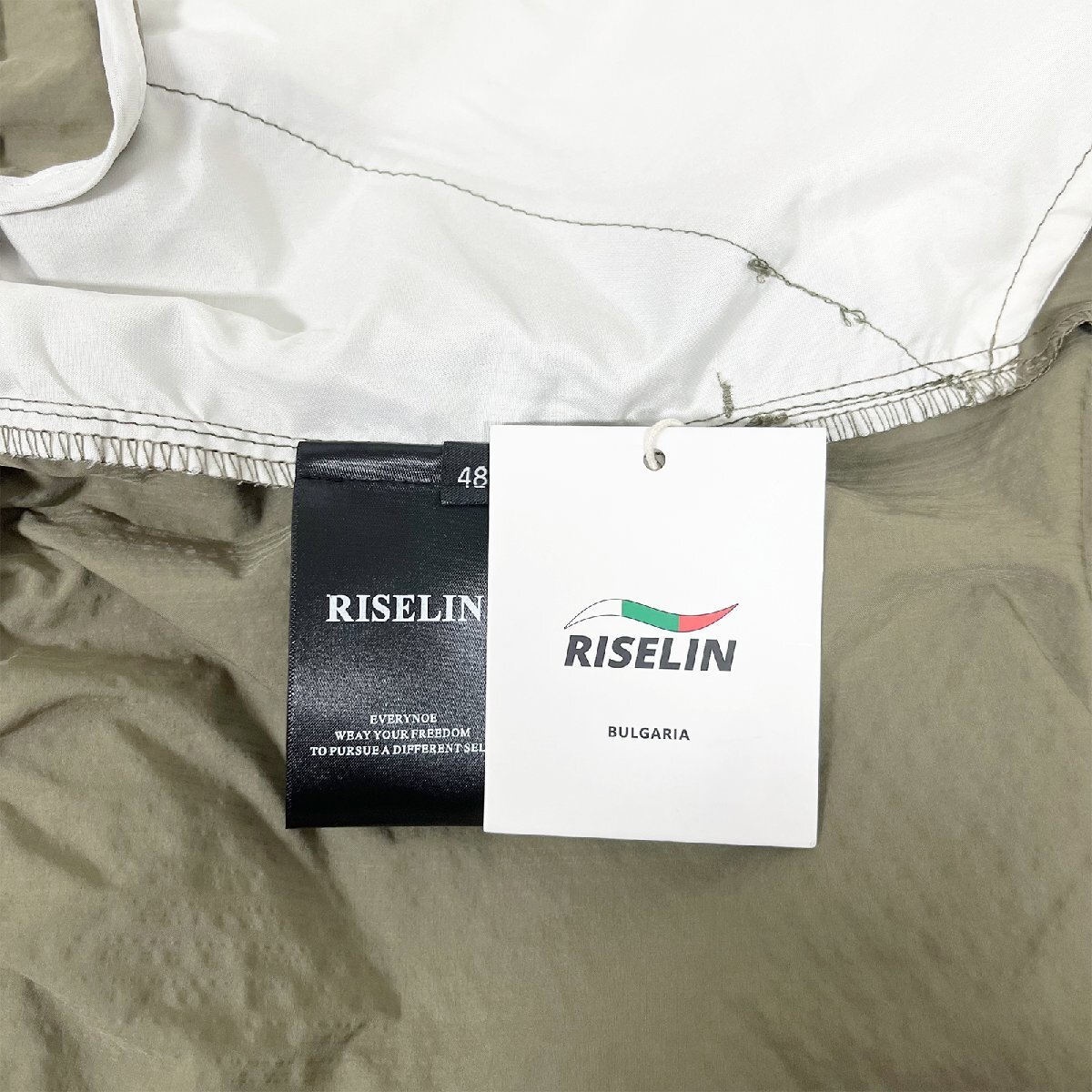 高級ヨーロッパ製※定価3万◆ブルガリア発※RISELIN ショートパンツ 人気 薄手 速乾 リップル 半ズボン カジュアル スポーツ メンズ M/46_画像9