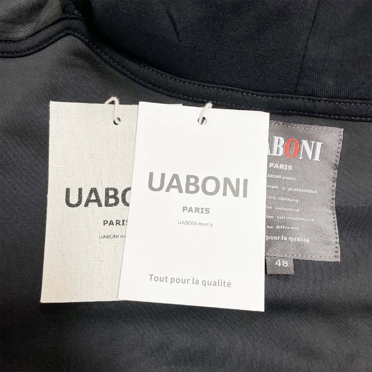 新作EU製＆定価5万◆UABONI*Paris*パーカー*ユアボニ*パリ発◆綿100% 快適 暖かい ウサギ柄 可愛い ロゴ スウェット L/48サイズ_画像8