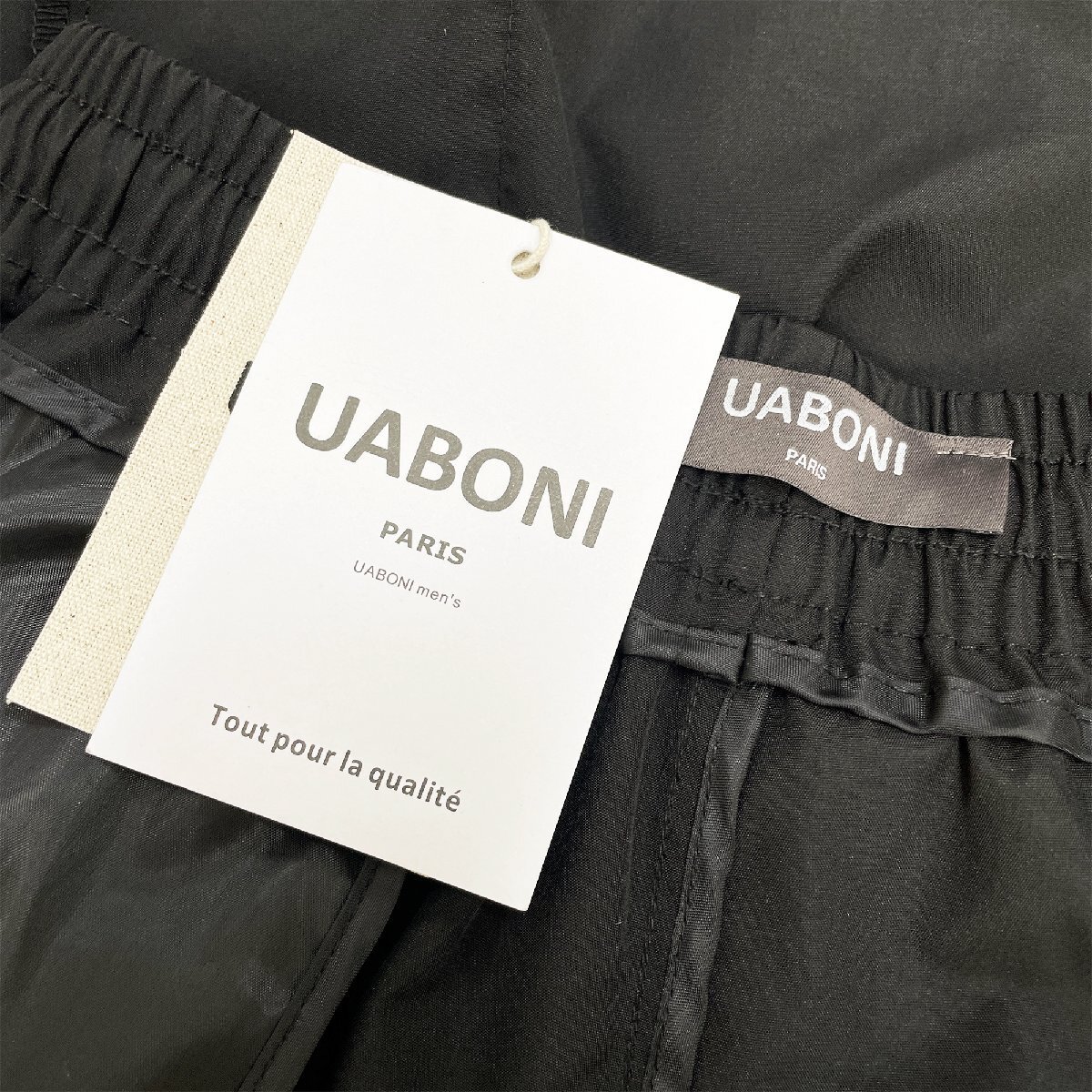 定番EU製＆定価3万◆UABONI*Paris*ショートパンツ*ユアボニ*パリ発◆上質 薄手 通気 速乾 爽やか 短パン シンプル カジュアル 夏服 2XL/52_画像9