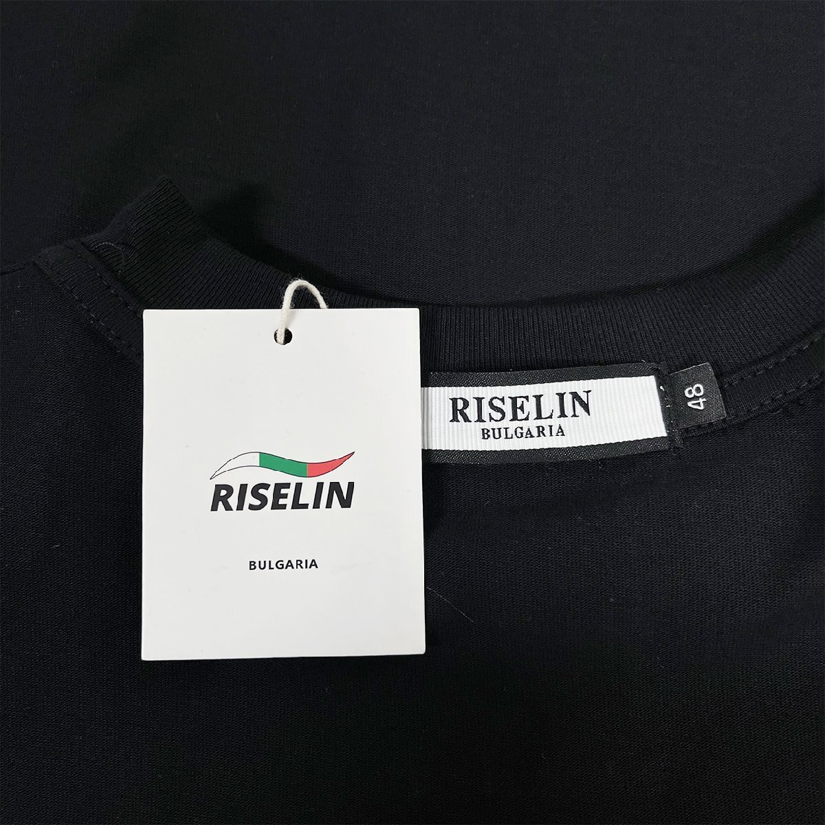 人気ヨーロッパ製※定価2万◆ブルガリア発※RISELIN 半袖Tシャツ 上品 綿100％ 通気 快適 個性 ピエロ 遊び心 アメカジ カットソー M/46_画像10