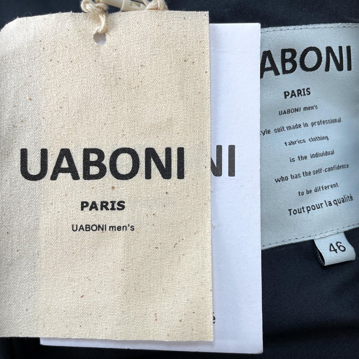 逸品EU製＆定価18万◆UABONI*レザージャケット*Paris*ユアボニ*パリ発◆上質羊革 シープスキン 重厚 ライダース 革ジャン YKKファスナー XL_画像8