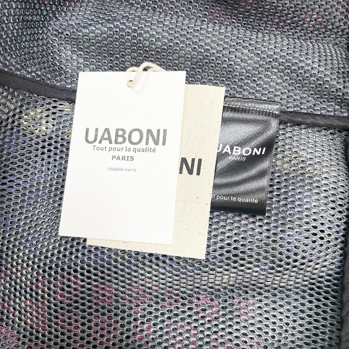 個性EU製＆定価7万◆UABONI*Paris*日焼け防止上下セット*ユアボニ◆グラデーション 透かし彫り UVカット ジャケット ショートパンツ XL/50_画像9