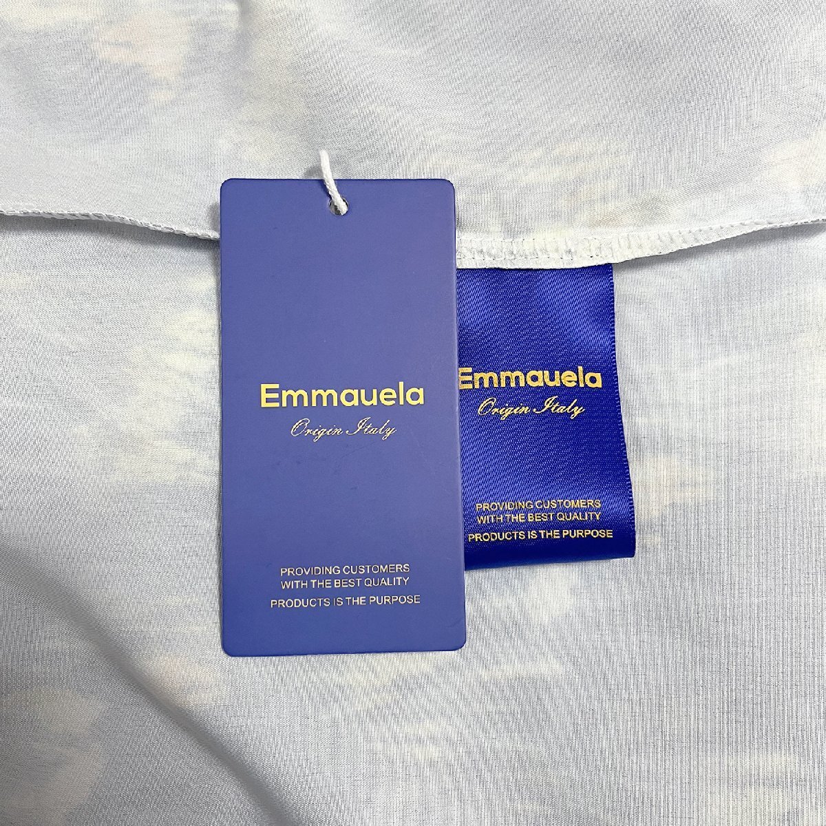 個性・長袖シャツ 定価4万◆Emmauela・イタリア・ミラノ発◆上品 薄手 通気 総柄 油絵風 スタイリッシュ ライトアウター 男女兼用 L/48_画像9