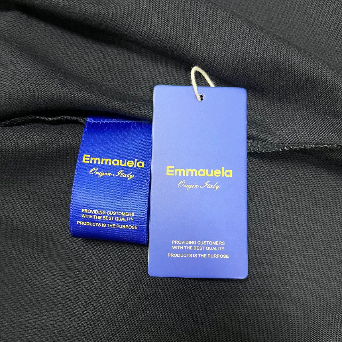 上級・半袖Tシャツ 定価2万◆Emmauela・イタリア・ミラノ発◆定番 快適 通気 吸汗 クマ ロゴ 可愛い スウェット カットソー 日常 2XL/52_画像9