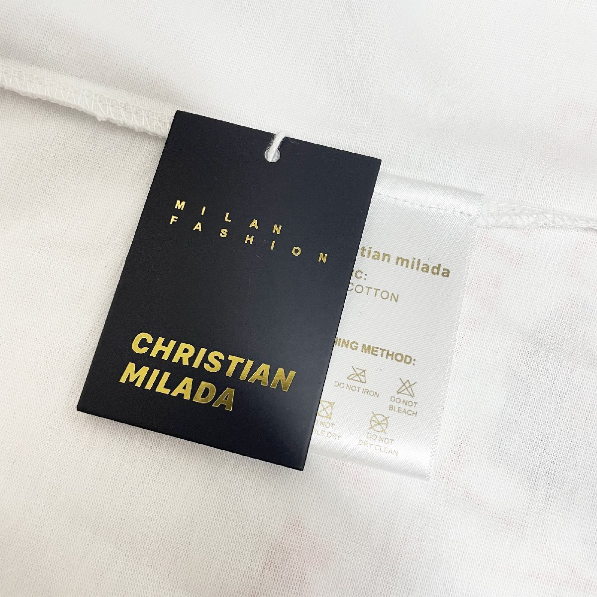 定価2万★christian milada・ミラノ発・半袖Tシャツ★人気 通気 快適 ゆったり おしゃれ 個性 スウェット ストリート ユニセックス 夏服 52_画像8