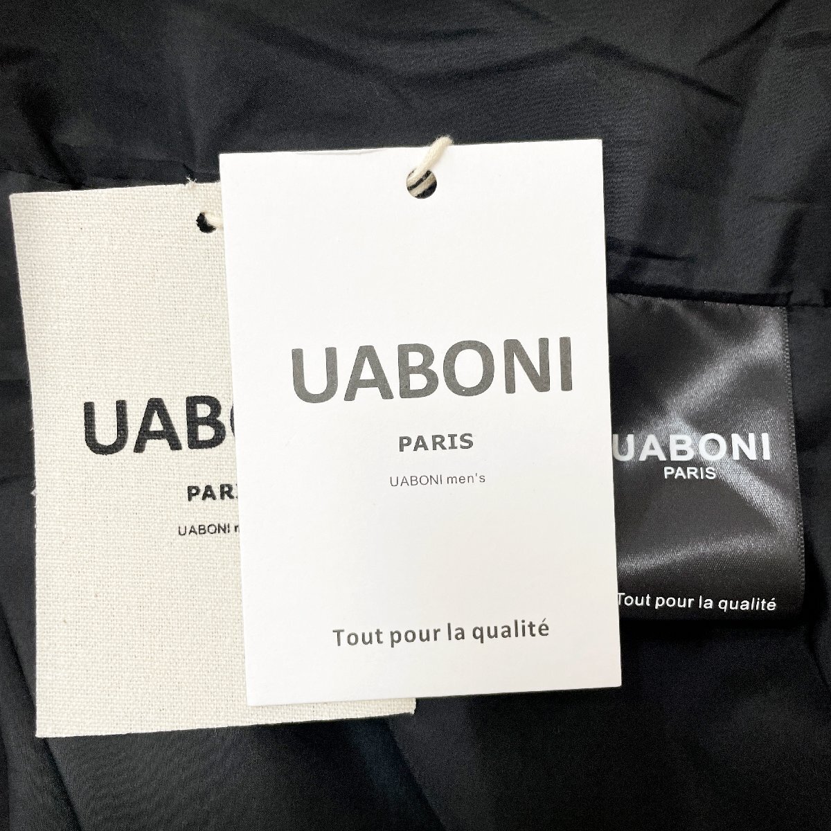 一枚限定EU製＆定価6万◆UABONI*Paris*ボアジャケット*ユアボニ*パリ発◆ミンク/カシミヤ混 ゆったり もこもこ 暖かい 総柄 個性 L/48_画像10