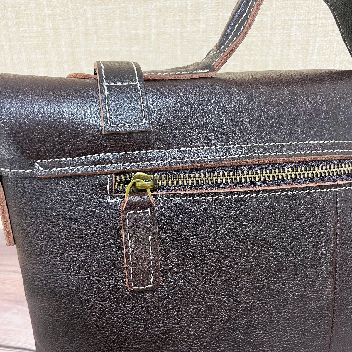  standard business bag regular price 12 ten thousand FRANKLIN MUSK* America * New York departure top class cow leather dressing up 2way tote bag formal business 