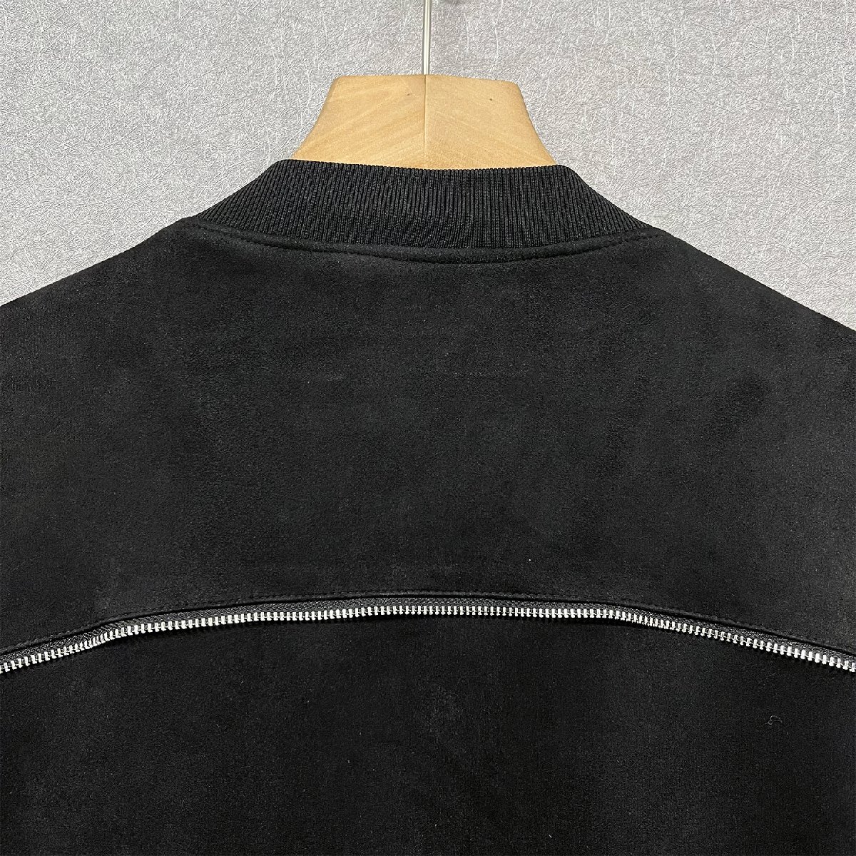 高級・ジャケット 定価6万◆Emmauela・イタリア・ミラノ発◆個性 上品 快適 柔らかい ストリート ブルゾン アウター ユニセックス XL/50_画像5
