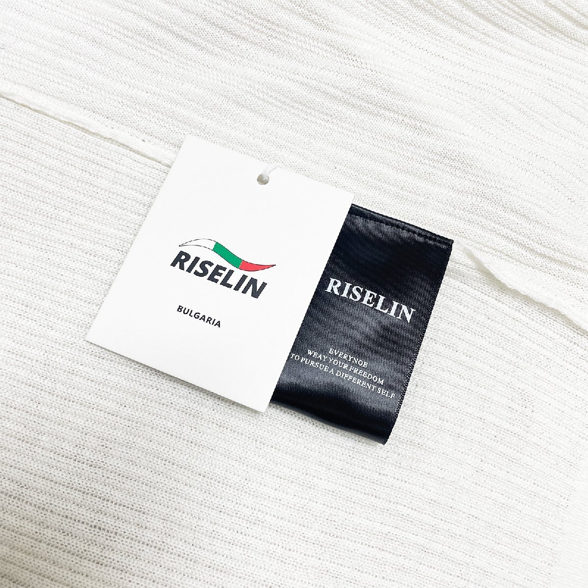 上級ヨーロッパ製※定価2万◆ブルガリア発※RISELIN タンクトップ ニット 通気 伸縮性 薄手 無地 レース トップス デート レディース M/46_画像8