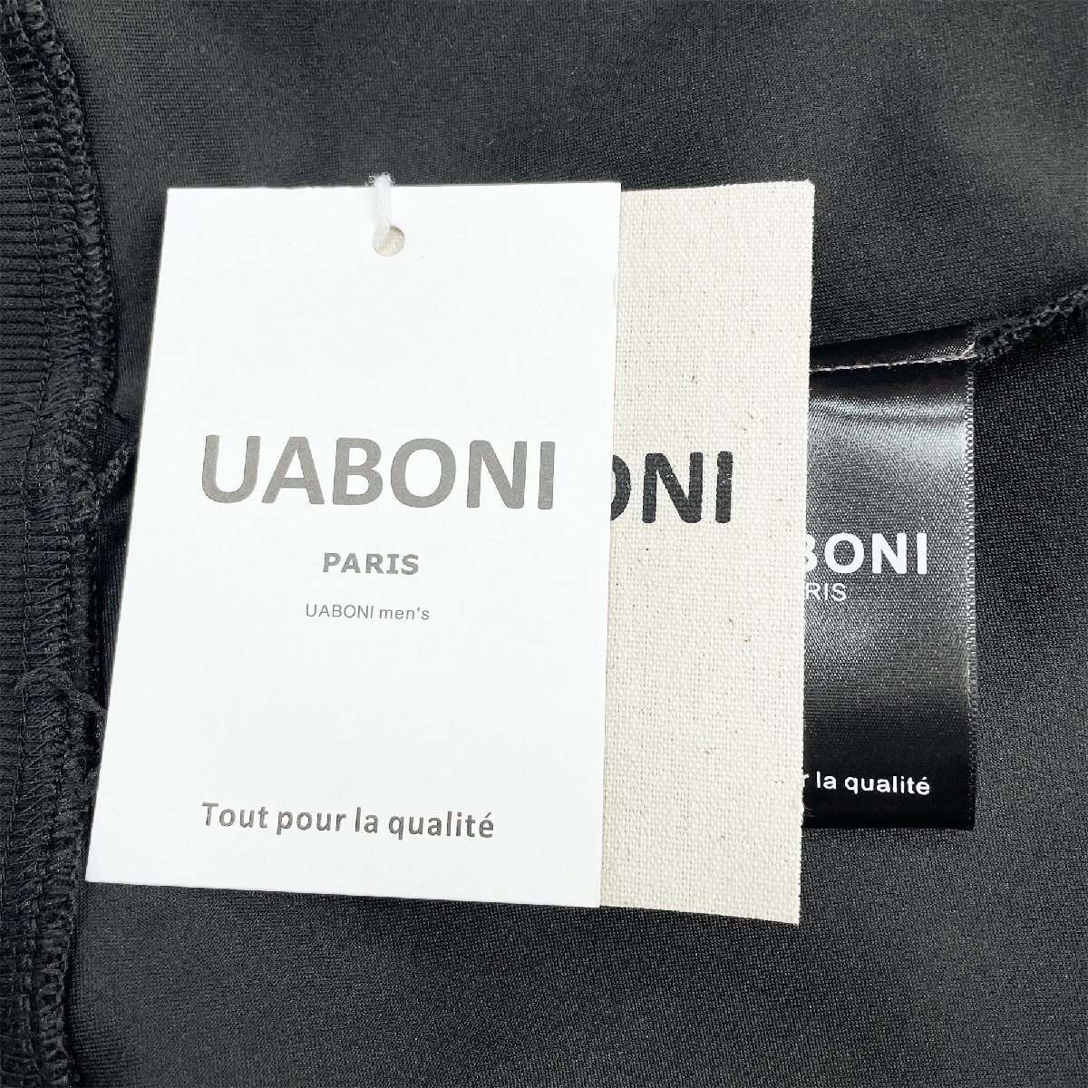 超人気EU製＆定価4万◆UABONI*Paris*トレーナー*ユアボニ*パリ発◆上質コットン 個性 ゆったり 油絵 英字 シンプル スウェット XL/50サイズ_画像8