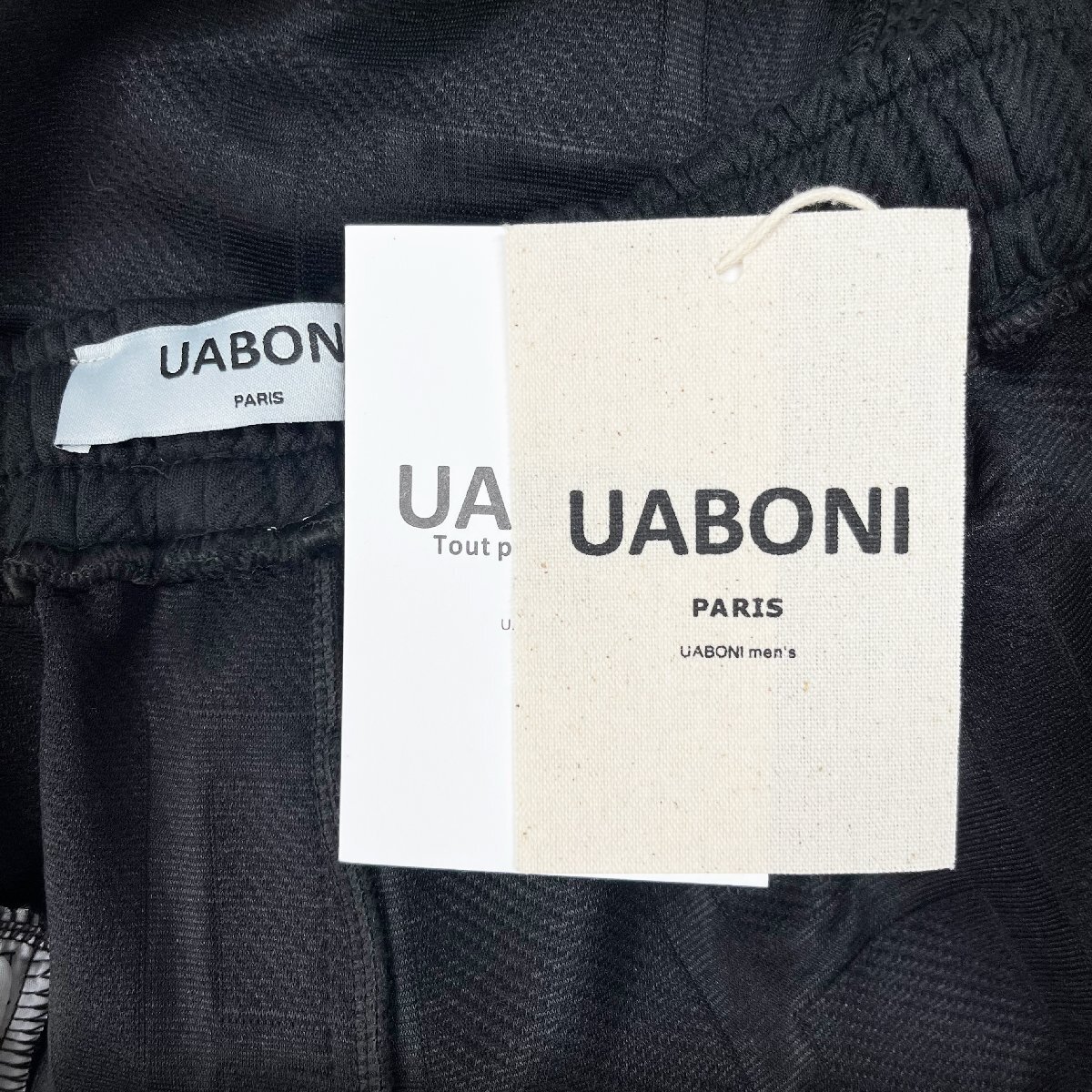 最上級EU製＆定価2万◆UABONI*Paris*ショートパンツ*ユアボニ*パリ発◆高級 通気 薄手 英字柄 半ズボン オシャレ 日常 2XL/52サイズ_画像10