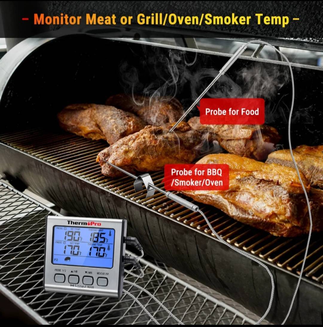 ThermoProサーモプロ クッキング料理用オーブン温度計デジタル ミルク コーヒー 肉 揚げ物 食品 燻製などの温度管理用_画像5