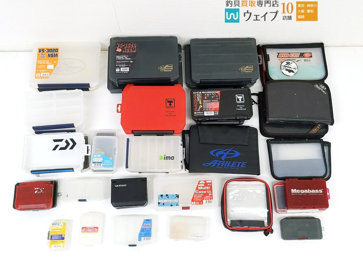 mei horn * Daiwa * Shimano etc. total 40 point and more tackle box set 