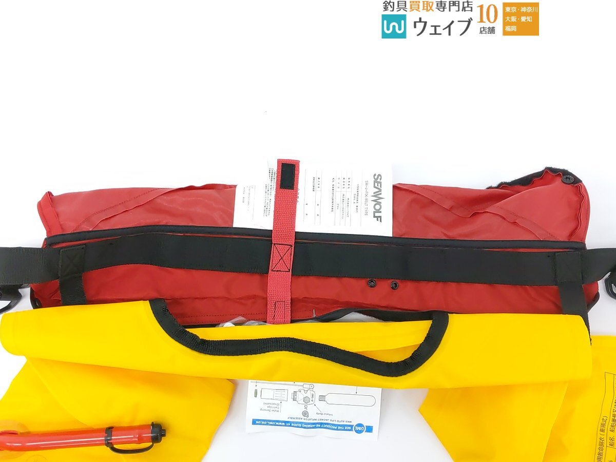 si- Wolf поясница шт спасательный жилет SW-J-F06 Sakura Mark иметь красный прекрасный товар * примечание иметь 